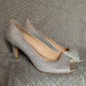 Silver heels